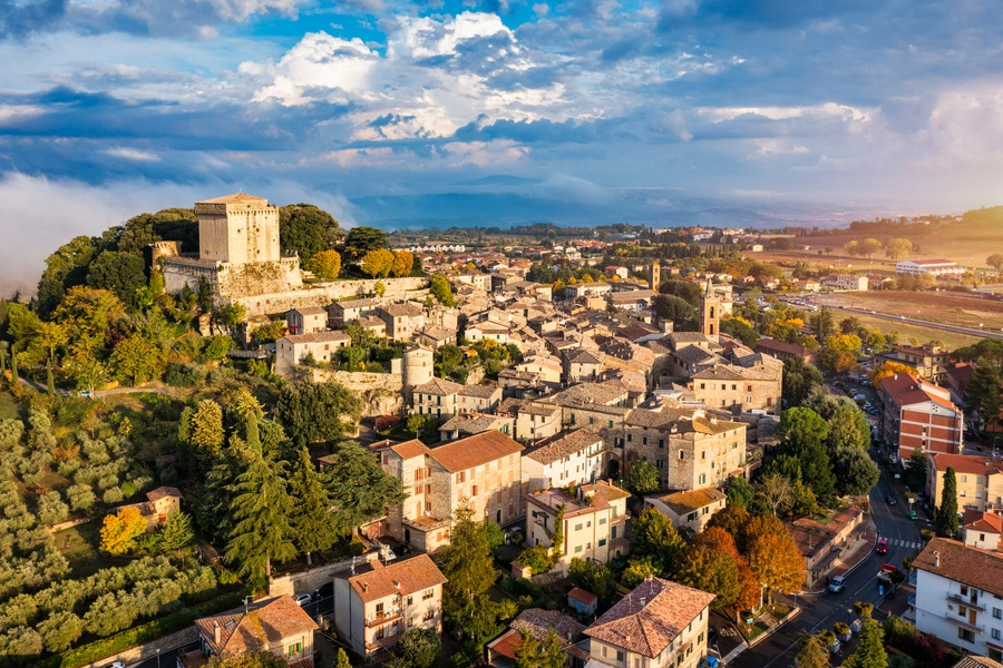 Sarteano veduta